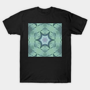 Abstract Sci-fi bio-tech Kaleidoscope pattern (Seamless) 8 T-Shirt